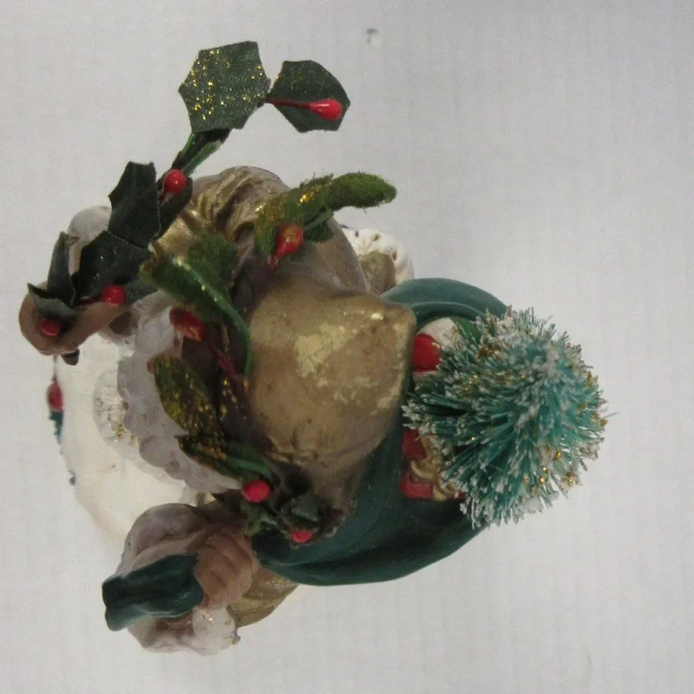 DEPT 56 Old World Santa Gold Music Box Oh Christmas Tree Father Frost St‎ Nick